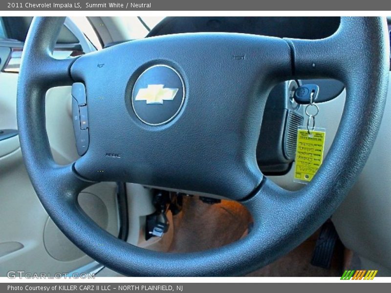 Summit White / Neutral 2011 Chevrolet Impala LS