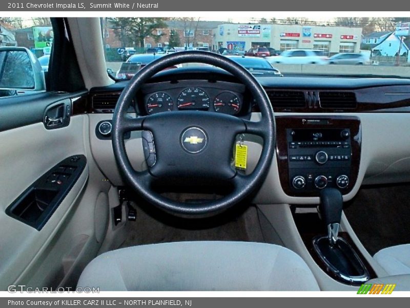 Summit White / Neutral 2011 Chevrolet Impala LS
