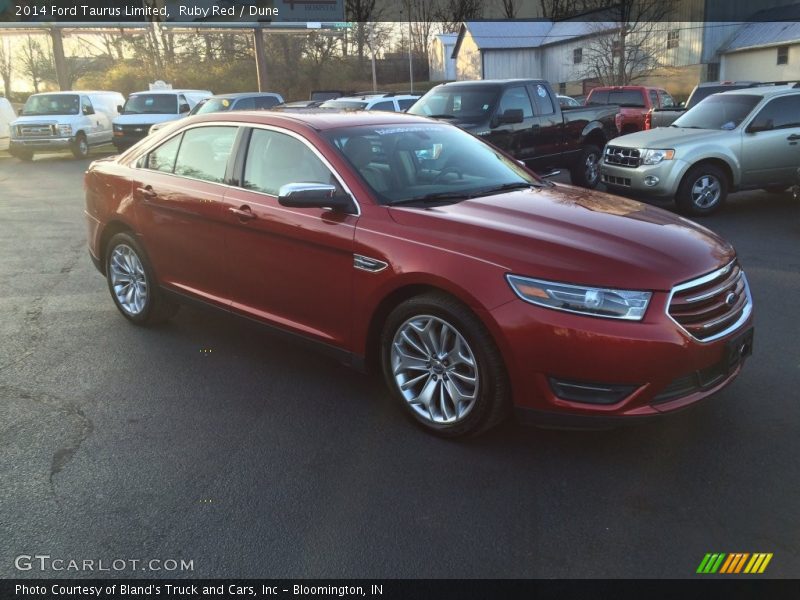 Ruby Red / Dune 2014 Ford Taurus Limited
