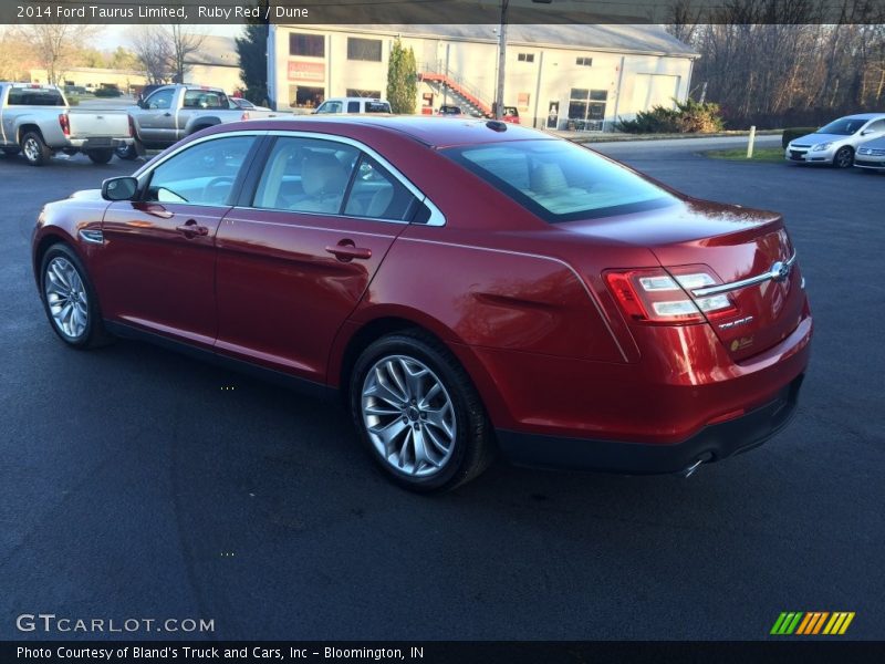 Ruby Red / Dune 2014 Ford Taurus Limited