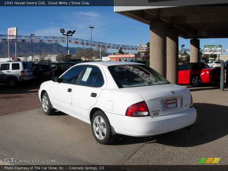 Cloud White / Stone Gray 2003 Nissan Sentra GXE