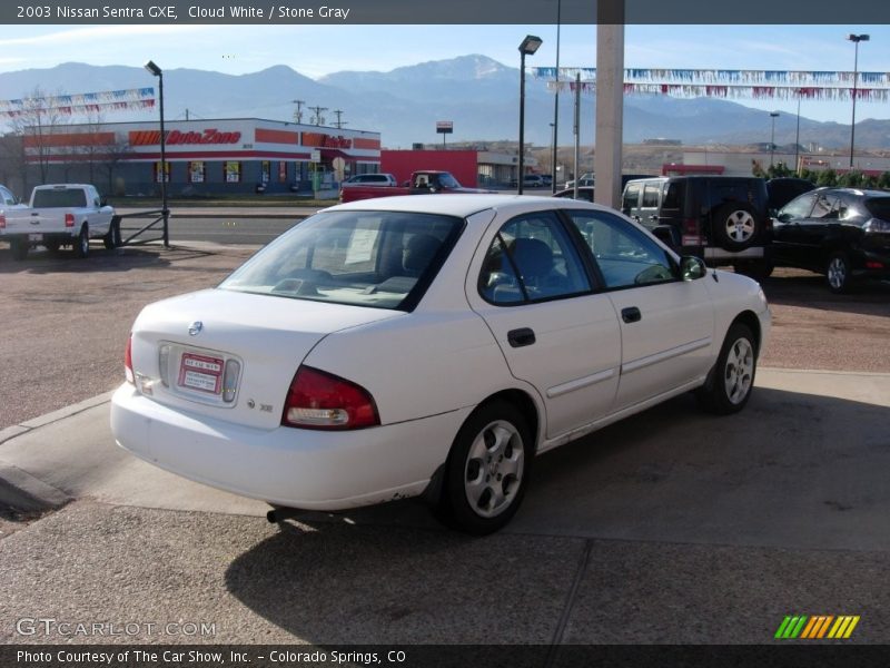 Cloud White / Stone Gray 2003 Nissan Sentra GXE
