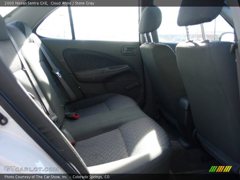 Cloud White / Stone Gray 2003 Nissan Sentra GXE