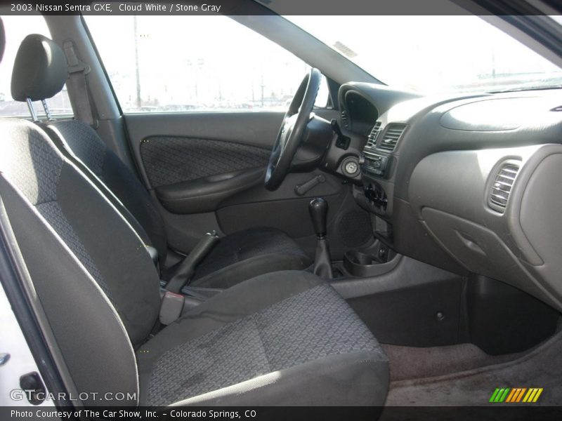 Cloud White / Stone Gray 2003 Nissan Sentra GXE