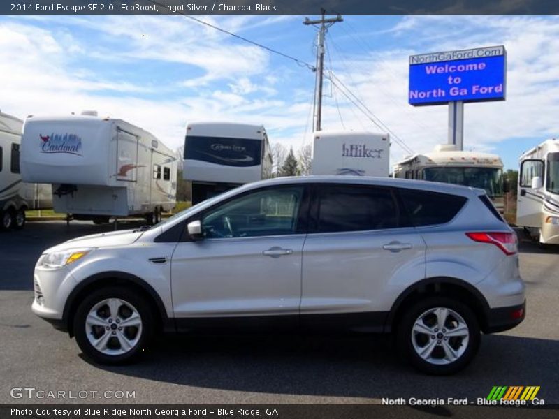 Ingot Silver / Charcoal Black 2014 Ford Escape SE 2.0L EcoBoost