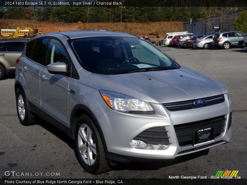 Ingot Silver / Charcoal Black 2014 Ford Escape SE 2.0L EcoBoost