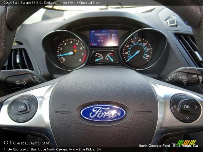 Ingot Silver / Charcoal Black 2014 Ford Escape SE 2.0L EcoBoost