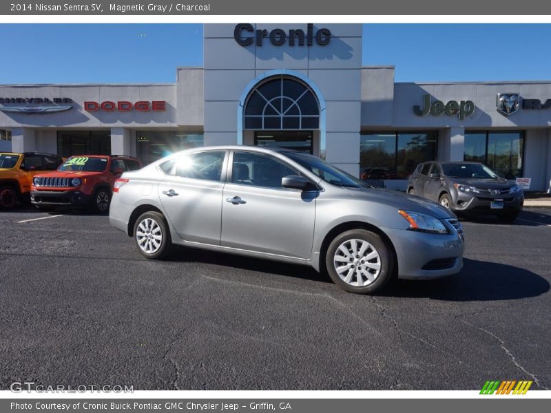 Magnetic Gray / Charcoal 2014 Nissan Sentra SV
