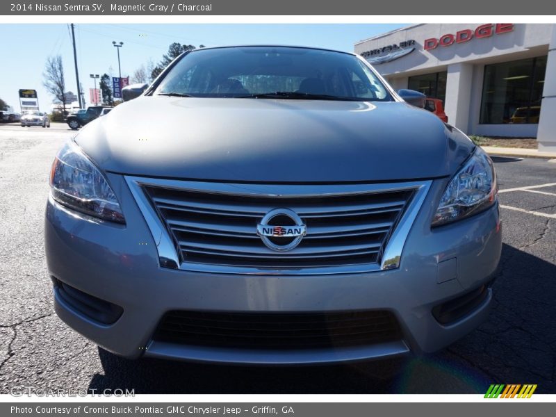Magnetic Gray / Charcoal 2014 Nissan Sentra SV