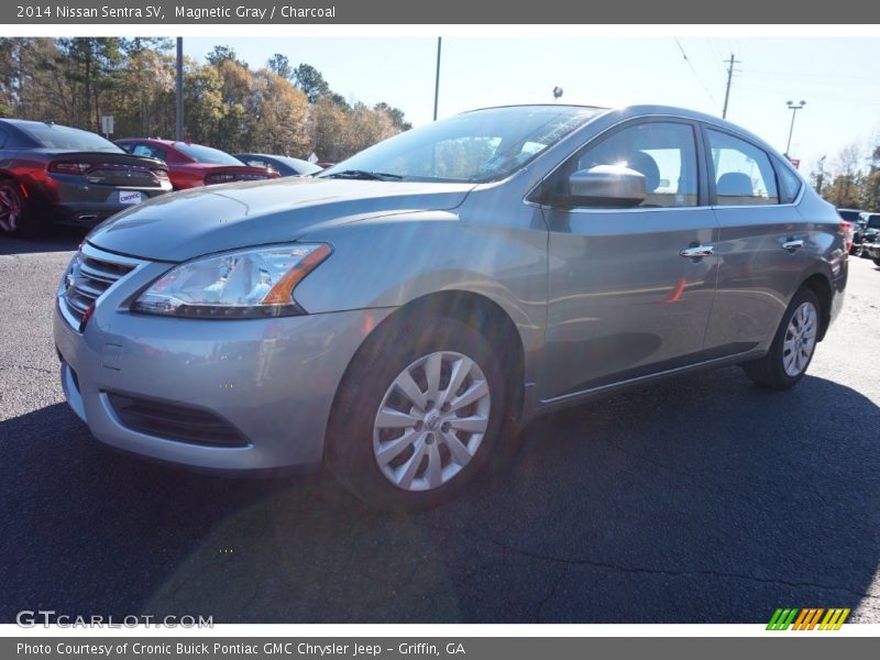 Magnetic Gray / Charcoal 2014 Nissan Sentra SV