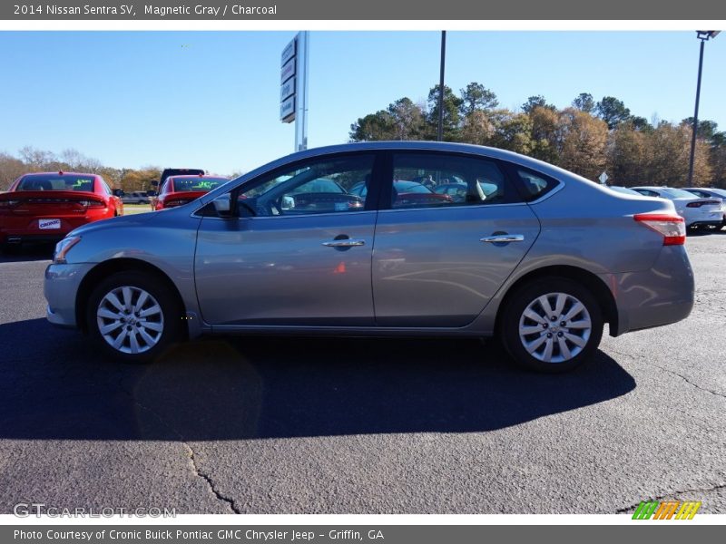 Magnetic Gray / Charcoal 2014 Nissan Sentra SV