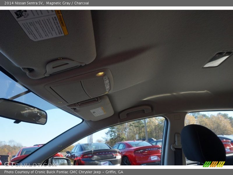 Magnetic Gray / Charcoal 2014 Nissan Sentra SV