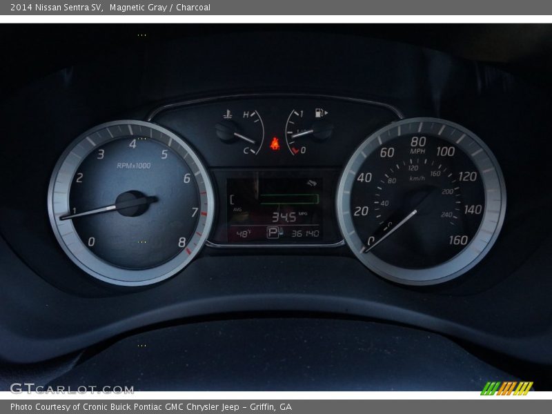 Magnetic Gray / Charcoal 2014 Nissan Sentra SV