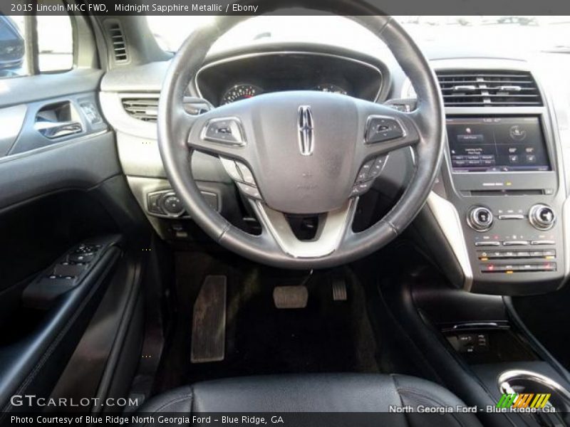 Midnight Sapphire Metallic / Ebony 2015 Lincoln MKC FWD