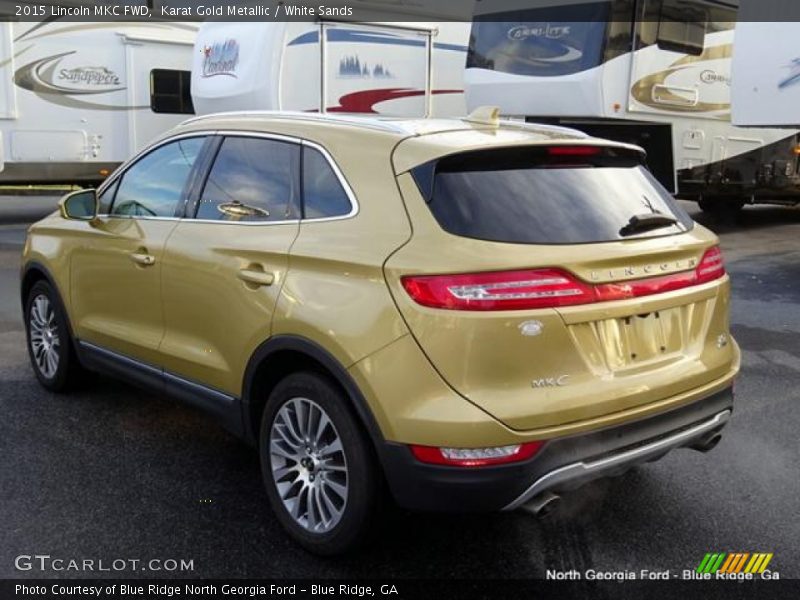 Karat Gold Metallic / White Sands 2015 Lincoln MKC FWD