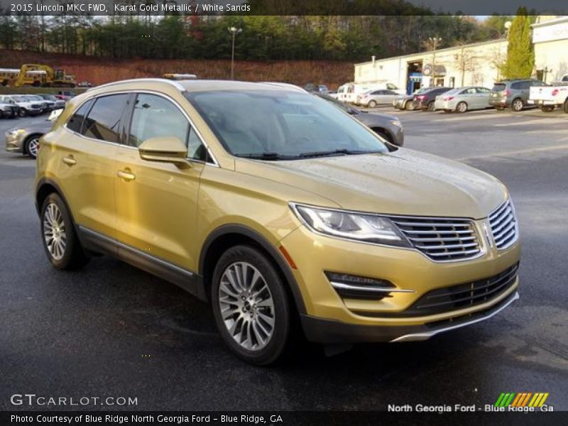 Karat Gold Metallic / White Sands 2015 Lincoln MKC FWD