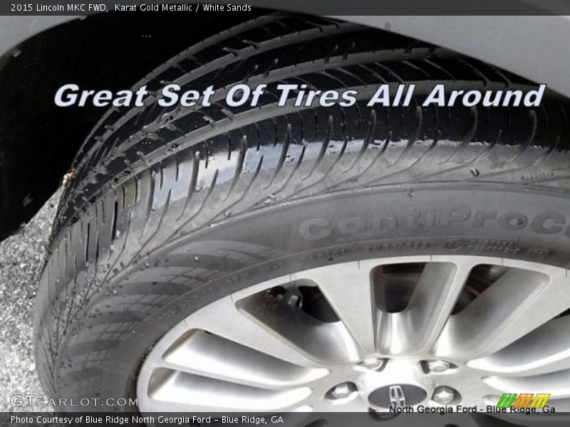 Karat Gold Metallic / White Sands 2015 Lincoln MKC FWD