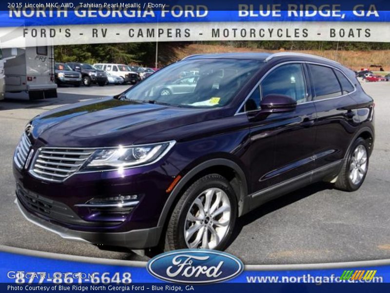 Tahitian Pearl Metallic / Ebony 2015 Lincoln MKC AWD