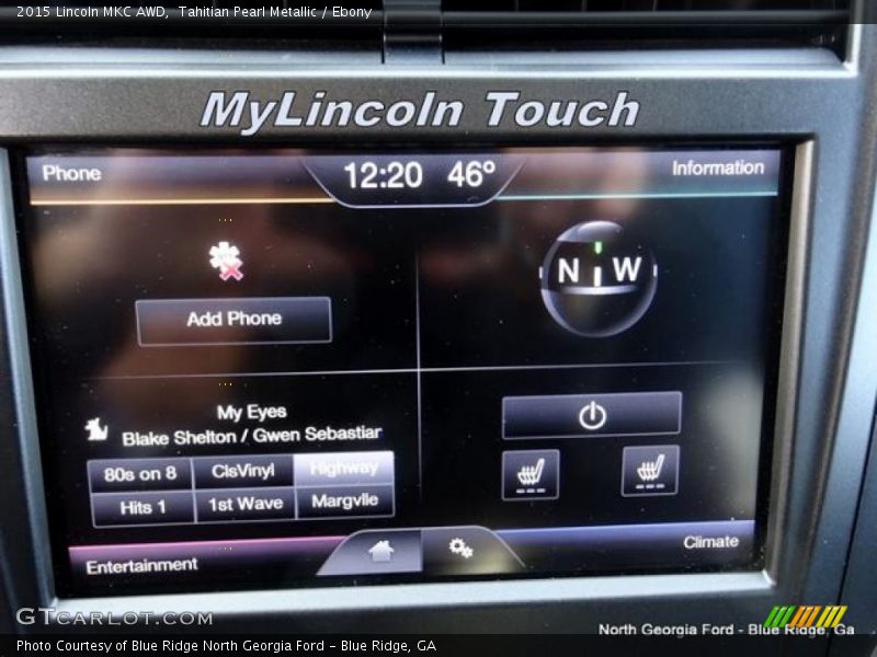 Tahitian Pearl Metallic / Ebony 2015 Lincoln MKC AWD