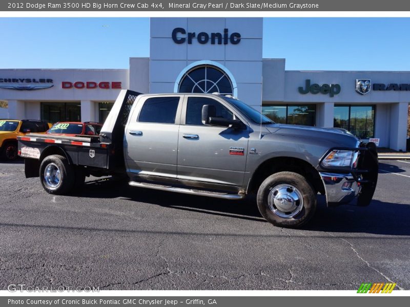 Mineral Gray Pearl / Dark Slate/Medium Graystone 2012 Dodge Ram 3500 HD Big Horn Crew Cab 4x4