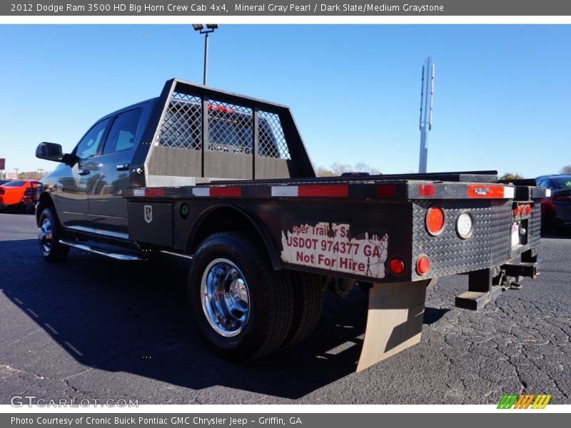 Mineral Gray Pearl / Dark Slate/Medium Graystone 2012 Dodge Ram 3500 HD Big Horn Crew Cab 4x4