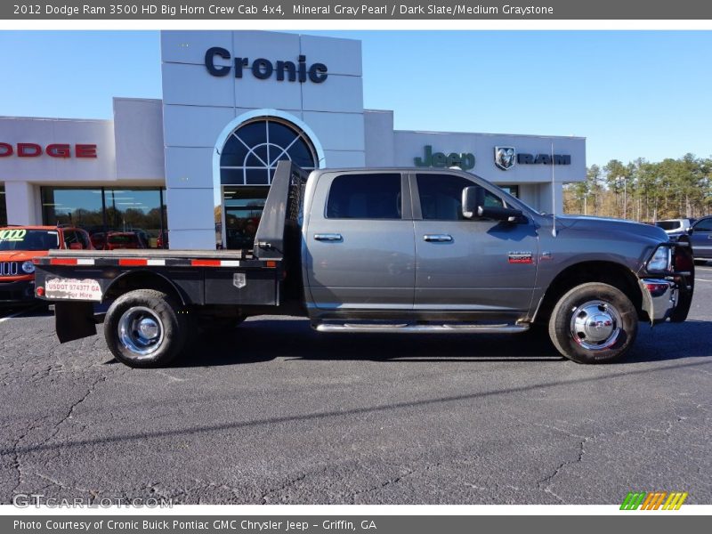 Mineral Gray Pearl / Dark Slate/Medium Graystone 2012 Dodge Ram 3500 HD Big Horn Crew Cab 4x4