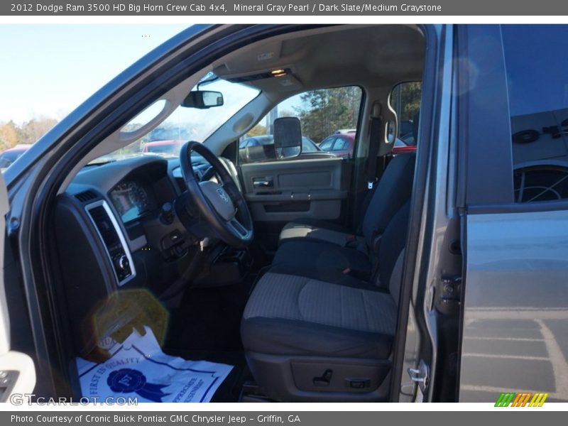 Mineral Gray Pearl / Dark Slate/Medium Graystone 2012 Dodge Ram 3500 HD Big Horn Crew Cab 4x4