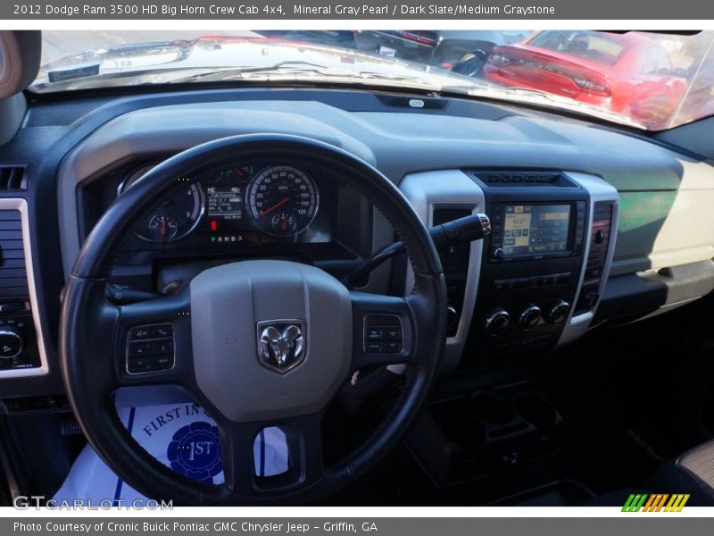 Mineral Gray Pearl / Dark Slate/Medium Graystone 2012 Dodge Ram 3500 HD Big Horn Crew Cab 4x4