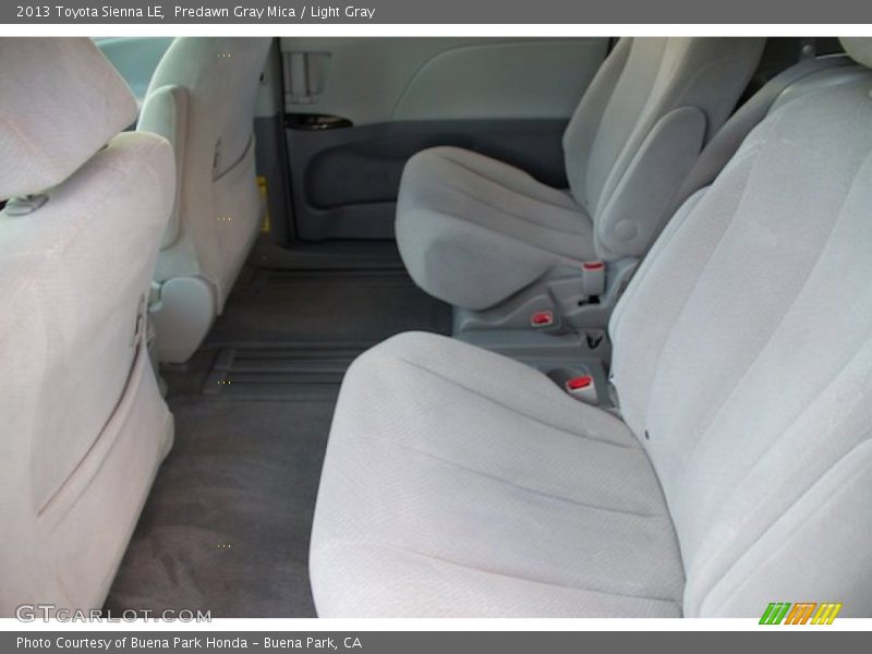 Predawn Gray Mica / Light Gray 2013 Toyota Sienna LE