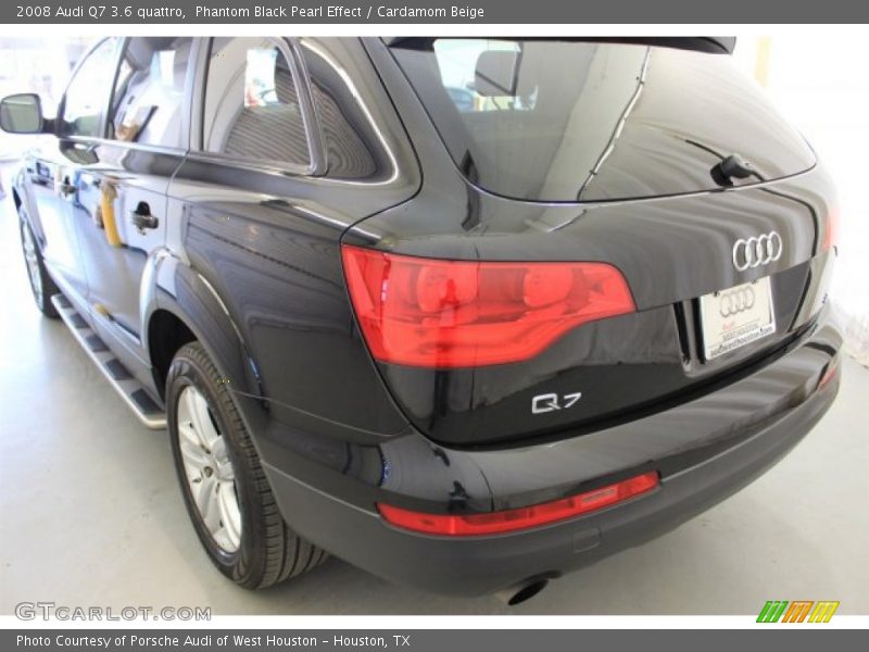 Phantom Black Pearl Effect / Cardamom Beige 2008 Audi Q7 3.6 quattro