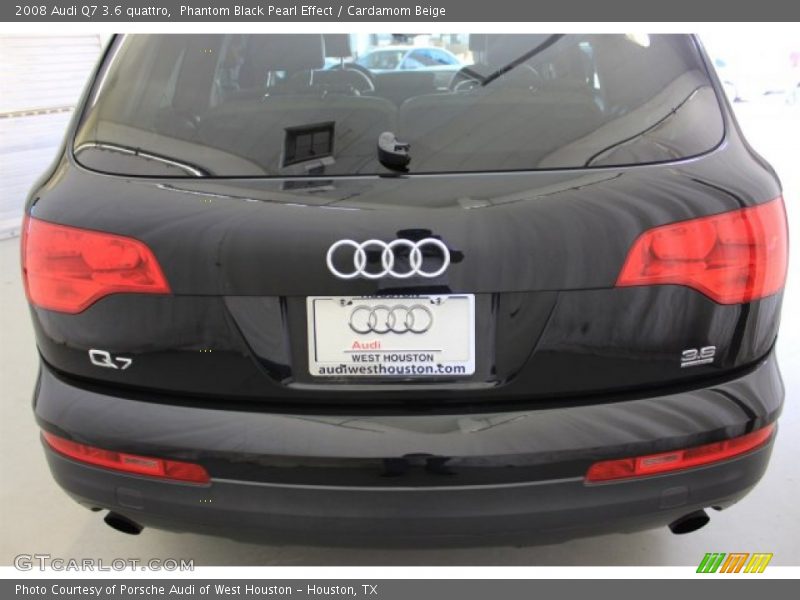 Phantom Black Pearl Effect / Cardamom Beige 2008 Audi Q7 3.6 quattro