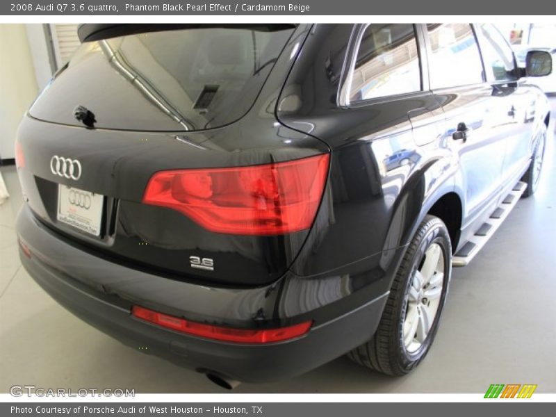 Phantom Black Pearl Effect / Cardamom Beige 2008 Audi Q7 3.6 quattro