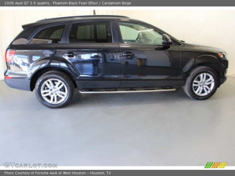 Phantom Black Pearl Effect / Cardamom Beige 2008 Audi Q7 3.6 quattro
