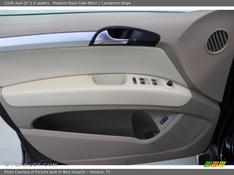 Phantom Black Pearl Effect / Cardamom Beige 2008 Audi Q7 3.6 quattro