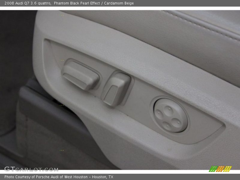 Phantom Black Pearl Effect / Cardamom Beige 2008 Audi Q7 3.6 quattro