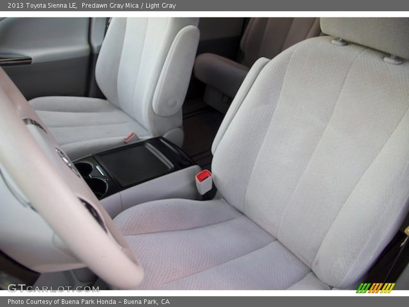 Predawn Gray Mica / Light Gray 2013 Toyota Sienna LE
