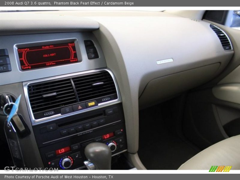Phantom Black Pearl Effect / Cardamom Beige 2008 Audi Q7 3.6 quattro