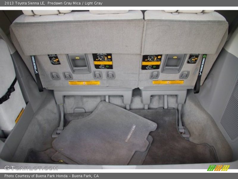 Predawn Gray Mica / Light Gray 2013 Toyota Sienna LE