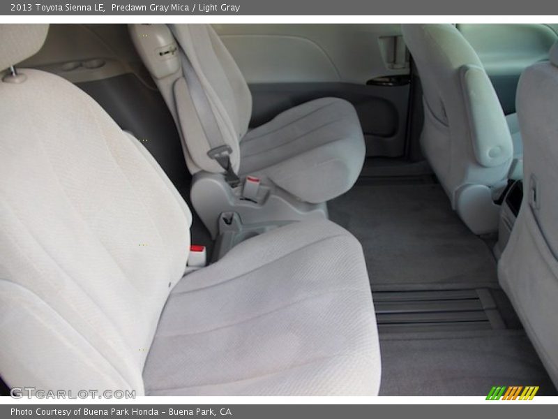 Predawn Gray Mica / Light Gray 2013 Toyota Sienna LE