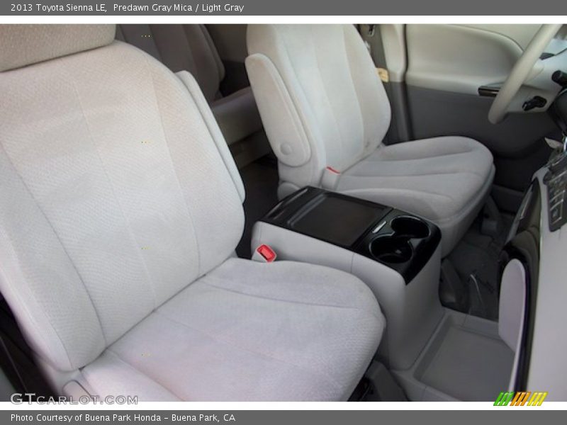 Predawn Gray Mica / Light Gray 2013 Toyota Sienna LE
