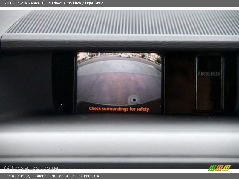 Predawn Gray Mica / Light Gray 2013 Toyota Sienna LE