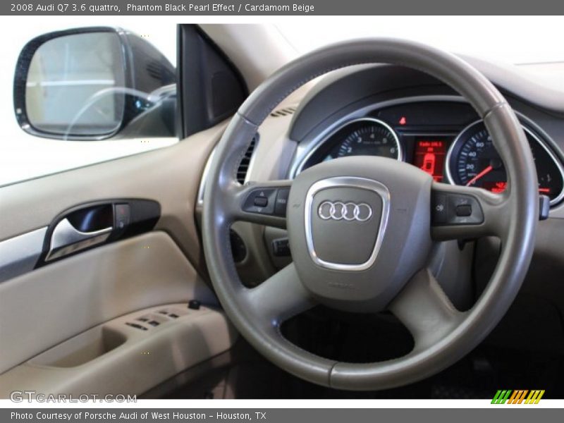 Phantom Black Pearl Effect / Cardamom Beige 2008 Audi Q7 3.6 quattro