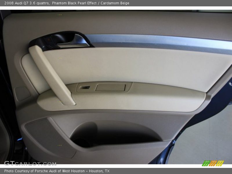 Phantom Black Pearl Effect / Cardamom Beige 2008 Audi Q7 3.6 quattro