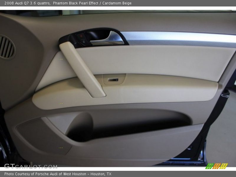Phantom Black Pearl Effect / Cardamom Beige 2008 Audi Q7 3.6 quattro