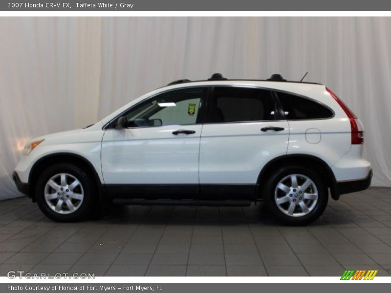 Taffeta White / Gray 2007 Honda CR-V EX