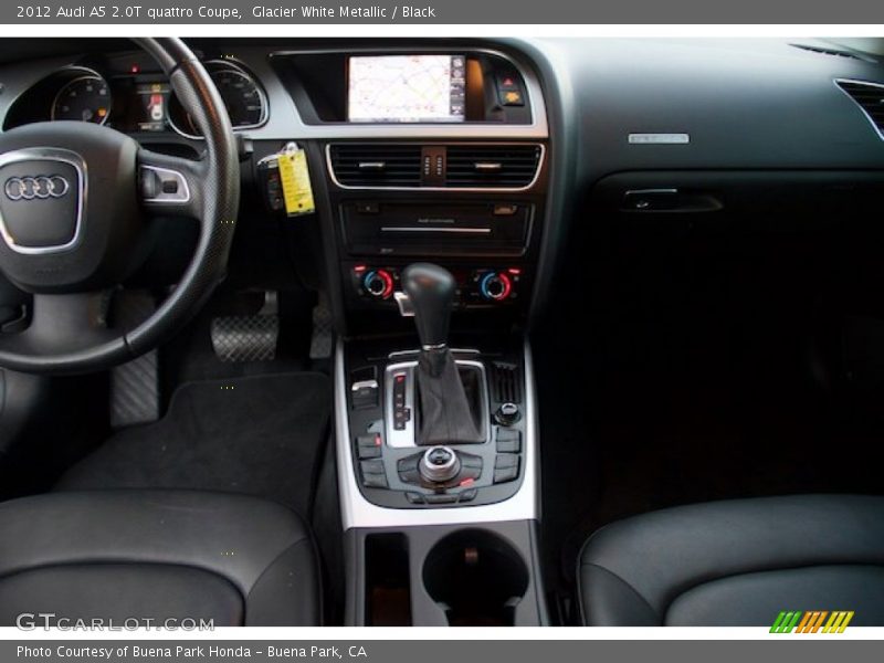 Glacier White Metallic / Black 2012 Audi A5 2.0T quattro Coupe