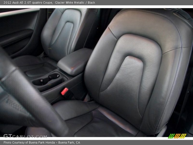 Glacier White Metallic / Black 2012 Audi A5 2.0T quattro Coupe