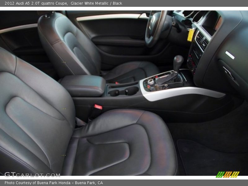 Glacier White Metallic / Black 2012 Audi A5 2.0T quattro Coupe