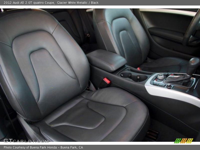 Glacier White Metallic / Black 2012 Audi A5 2.0T quattro Coupe