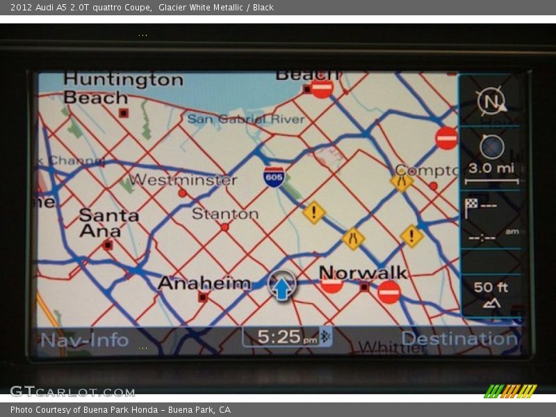 Glacier White Metallic / Black 2012 Audi A5 2.0T quattro Coupe